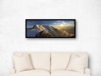 Couché de soleil sur le Mont-Blanc