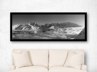 La Chaîne du Mont-Blanc sur Mer de nuages