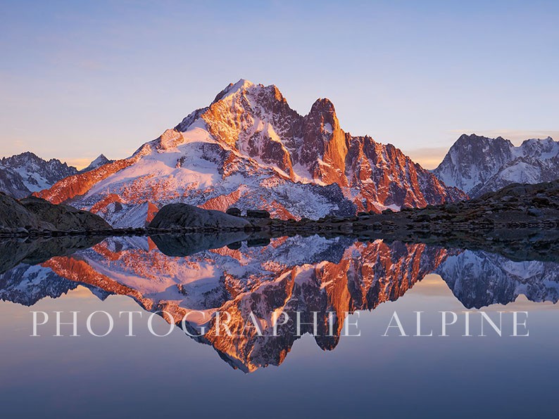 Aiguille Verte et Lac Blanc