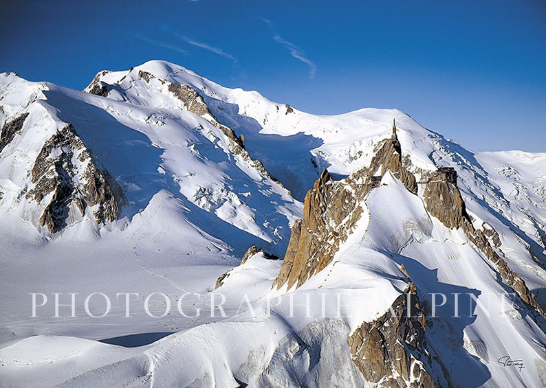 Aiguille du Midi et Mont-Blanc