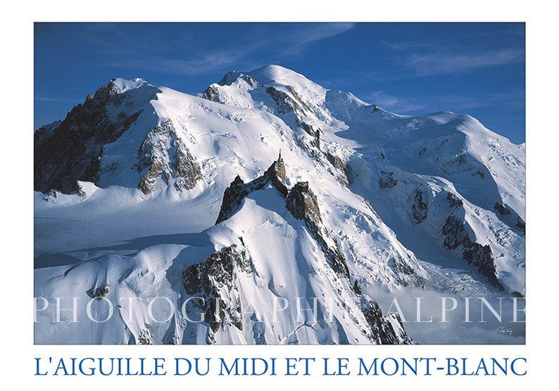 Mont-Blanc et Aiguille du Midi