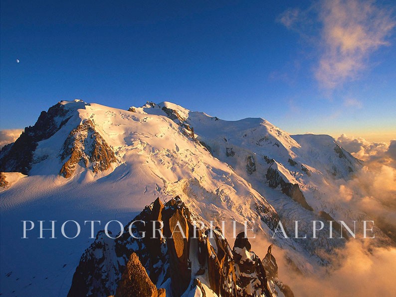 Le Mont-Blanc au couchant