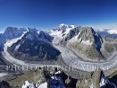 Mont-Blanc et  Mer de Glace