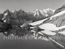 Chaîne du Mont-Blanc et Lac Blanc