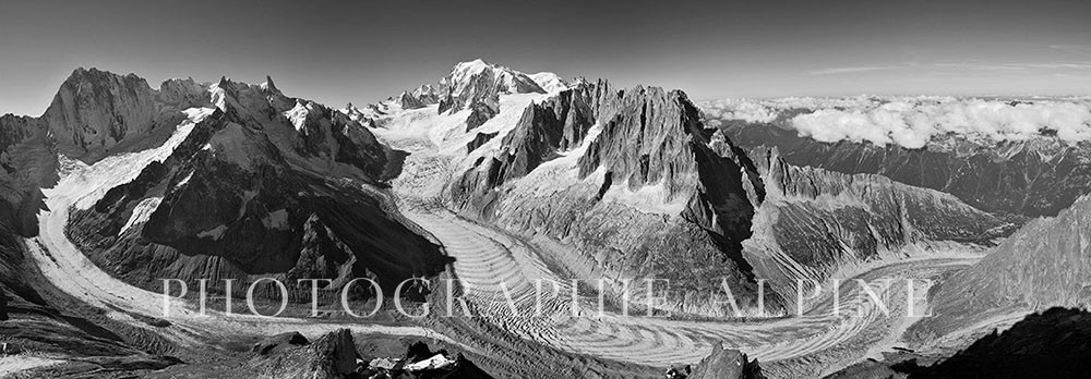 Mer de Glace et Mont-Blanc