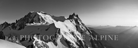 Couché de soleil sur l'aiguille du Midi