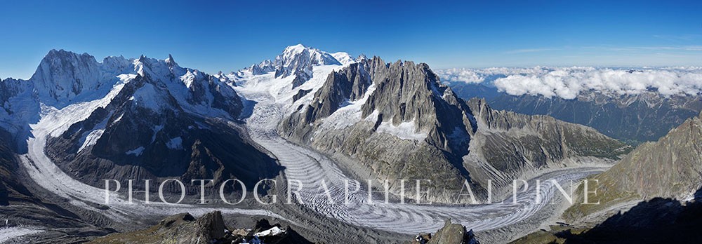 Mer de Glace et Mont-Blanc